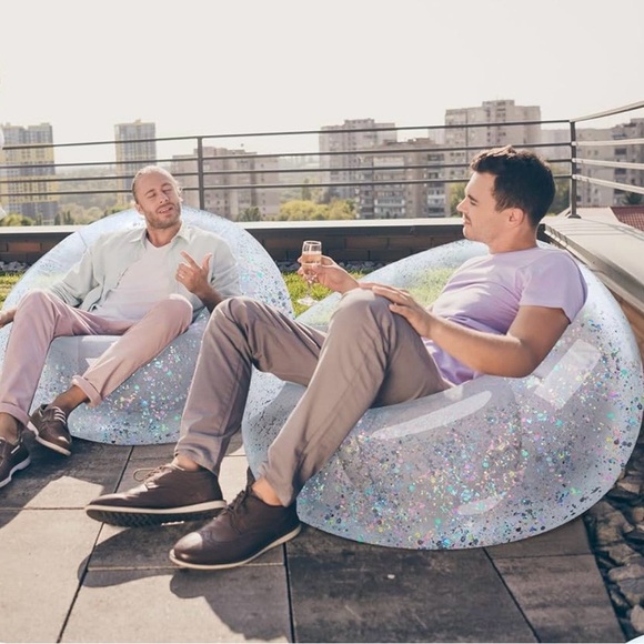 Silver Inflatable Chair - Picture 6 of 6